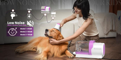 GeoWoof Pet Grooming Vacuum 5-in-1