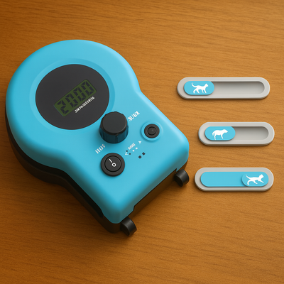 Petwoof Smart Feather Toy – Adjustable Speed & Remote Control