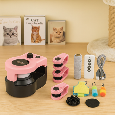 Petwoof Smart Feather Toy – Adjustable Speed & Remote Control