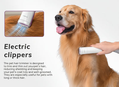 GeoWoof Pet Grooming Vacuum 5-in-1